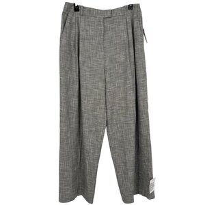 Topshop Wide-Leg Pleated High Rise Trousers Gray Size US 10 NWOT